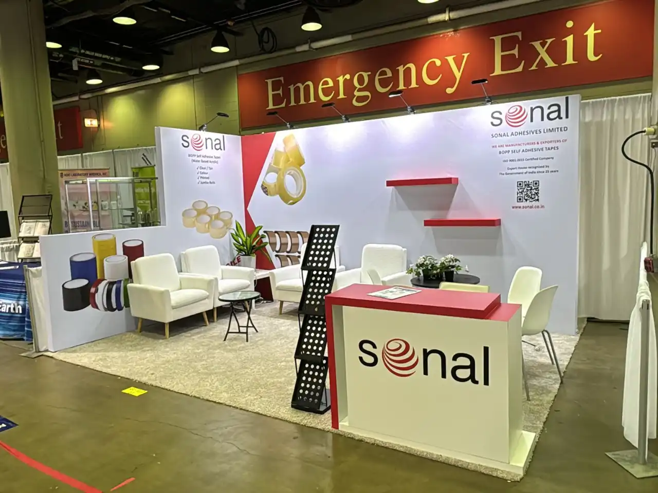 Pack Expo 2024 USA trade show booth design Sonal